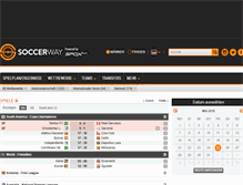 Tablet Screenshot of de.soccerway.com