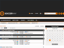 Tablet Screenshot of it.soccerway.com