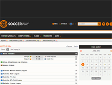 Tablet Screenshot of fantasy.soccerway.com