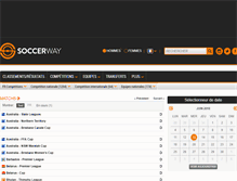 Tablet Screenshot of fr.soccerway.com